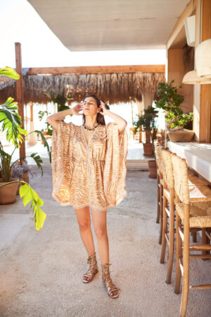 Marcella Angel Sleeve Kaftan 02