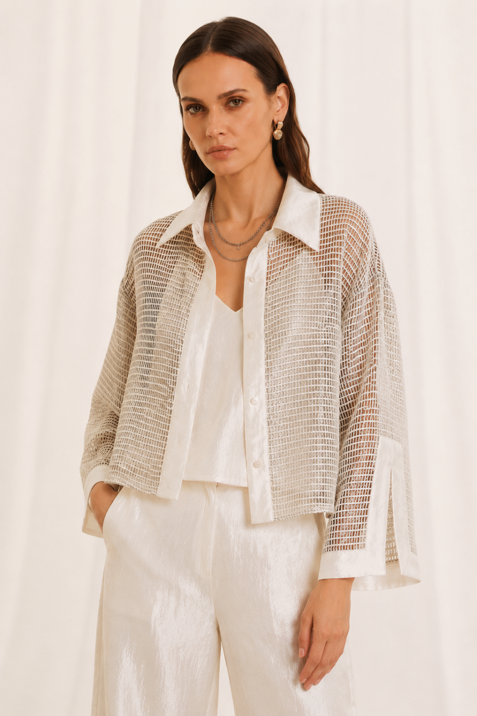Elegans Shirt Jacket