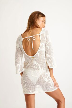 MISCHKA - Mini Embroidered Mesh Dress 02