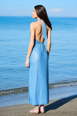 Athina Crossover Backless Dress 02